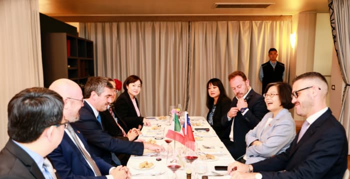 走进意大利参议院 蔡英文：台义交流深化