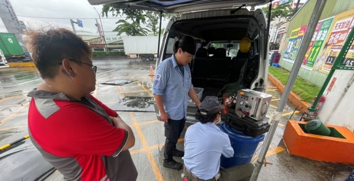 臭氧前趋物管制 嘉市加油站油气逸散检测