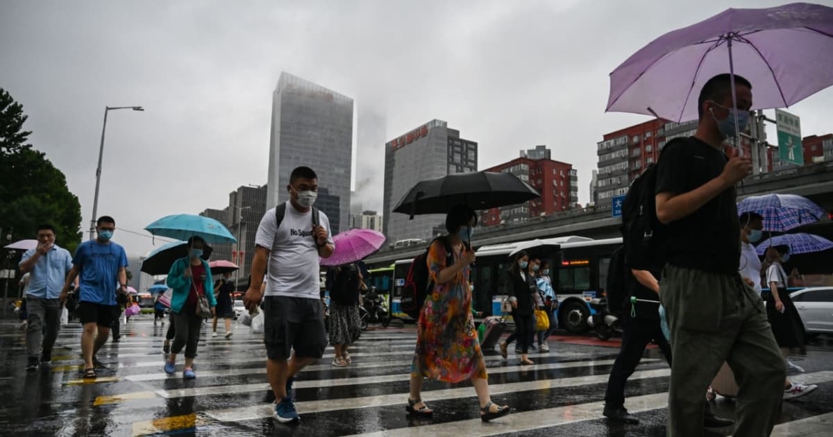 北京發暴雨橙色及紅色預警 進入臨戰狀態