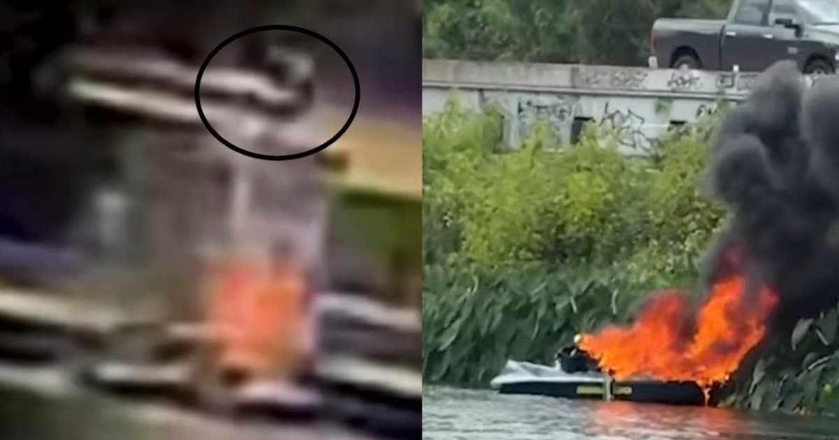 德州少女駕水上摩托車 突然爆炸被拋火空中落水