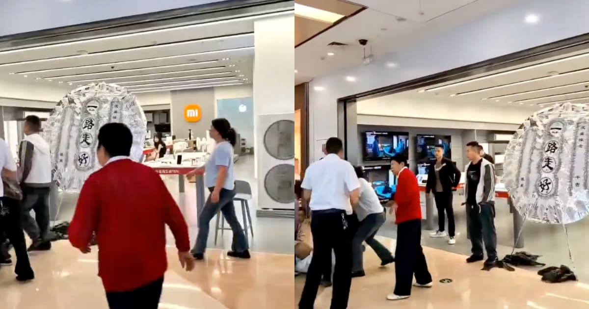 小米門店收到「一路走好」花圈 視頻瘋傳（視頻）