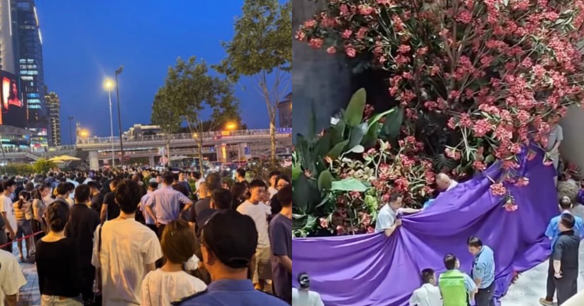 西安赛格商户老板被逼跳楼 当局删帖抓人(视频)