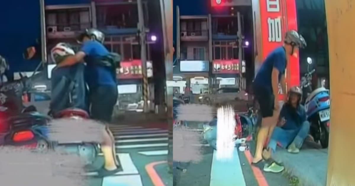 不是尋仇！台中便衣警當街瞬間捉贓車騎士