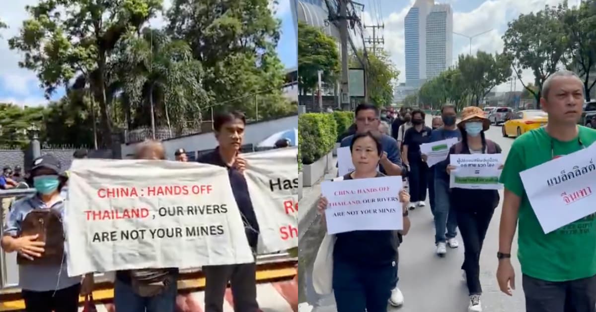 泰國民眾抗議中共：這裡是泰國 不是北京（視頻）