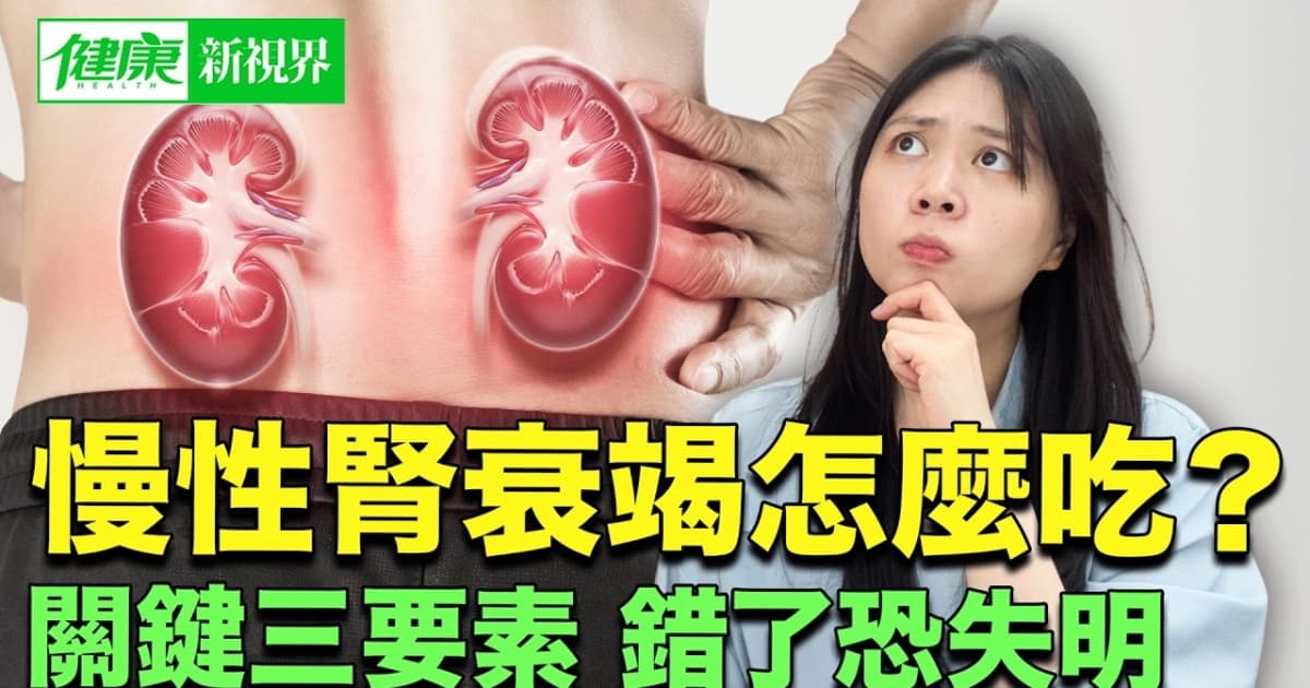 【健康新視界】慢性腎衰竭怎麽吃？