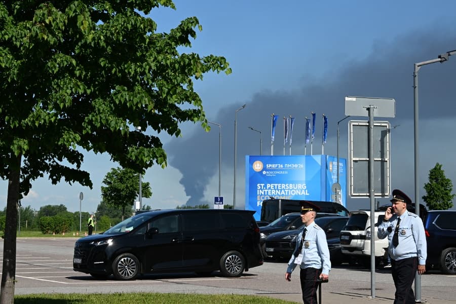 Ukraine Launches Major Drone Assault During Russia’s Economic Forum as Putin Rejects Talks