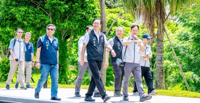 桃园龙山市民活动中心暨游客中心启用 活化滞洪池空间