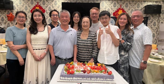 游云真欢庆85岁生日暨抗癌成功