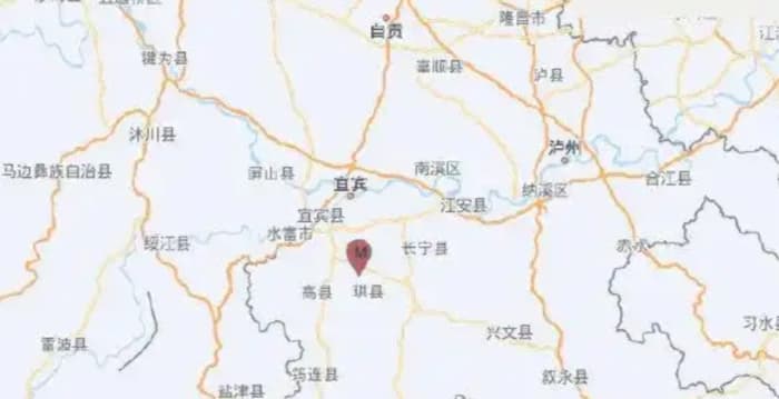 四川宜宾高县今晨连发多次地震 最高5.0级