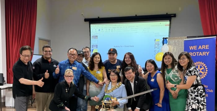 硅谷华人扶轮社年会 举行首届环保艺术赛颁奖