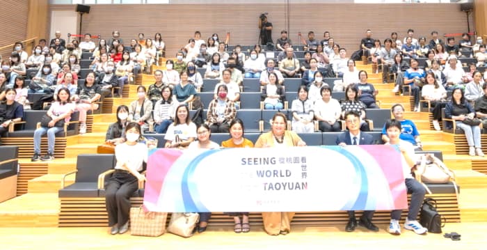 从桃园看世界讲座马绍尔场 大使卡蒂尔分享海洋文化传承