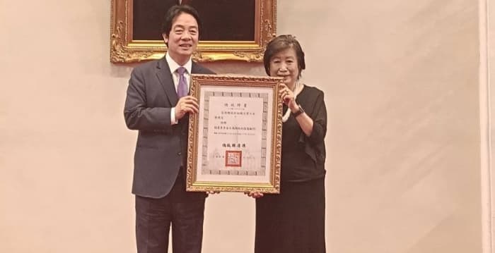 获聘总统府国策顾问 杨黄美幸期许年轻人珍惜自由民主