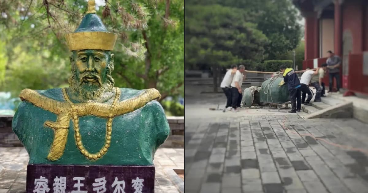 北京普度寺「多爾袞雕像」突遭拆除 引發爭議