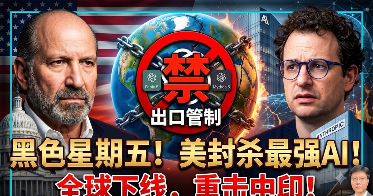 【杰森视角】黑色星期五 美封杀最强AI