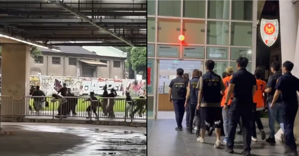 印尼移工酒后口角 台中车站打群架 乘客惊吓尖叫