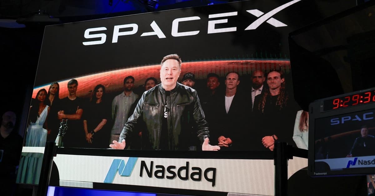 【财经简讯】SpaceX股价接近发行价 可能影响市场信心