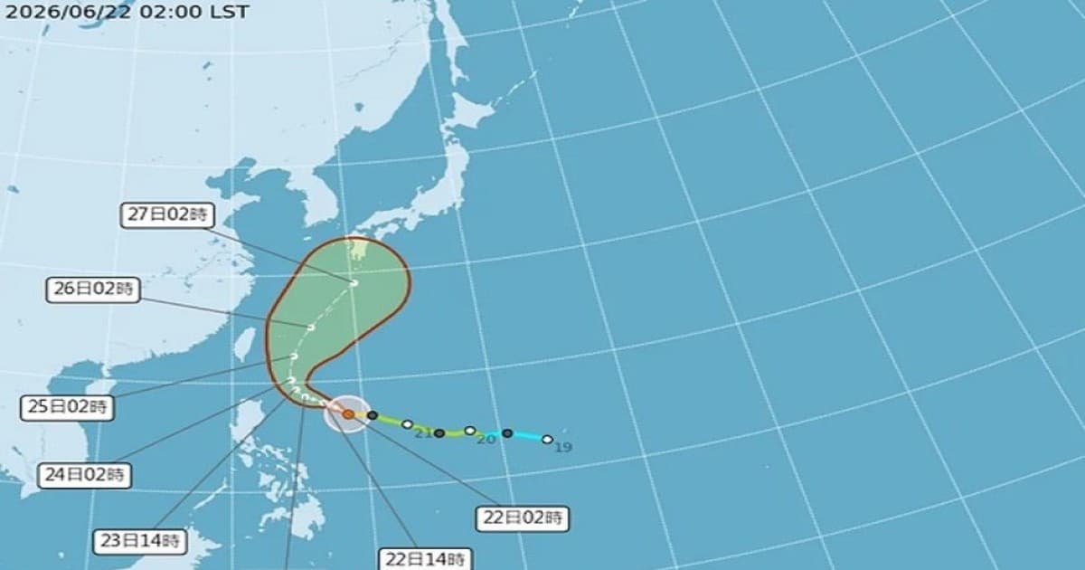 13縣市今續防高溫 中颱米克拉週四距台最近