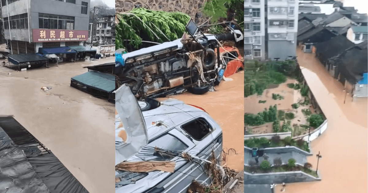 貴州、廣西暴雨 水庫洩洪造成特大洪水