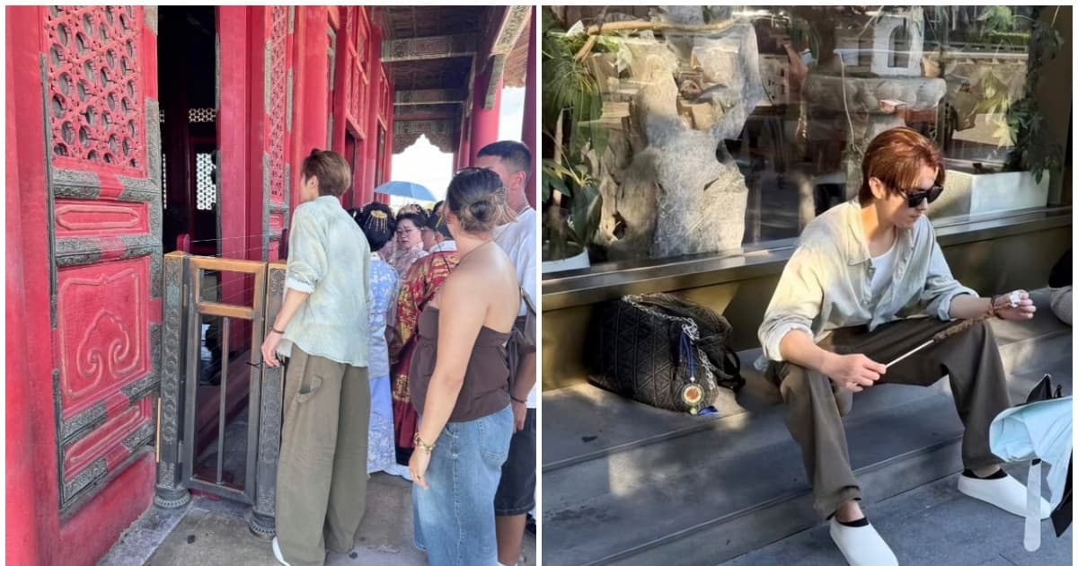 男星许凯出游故宫 网友调侃:傅恒回宫也得排队