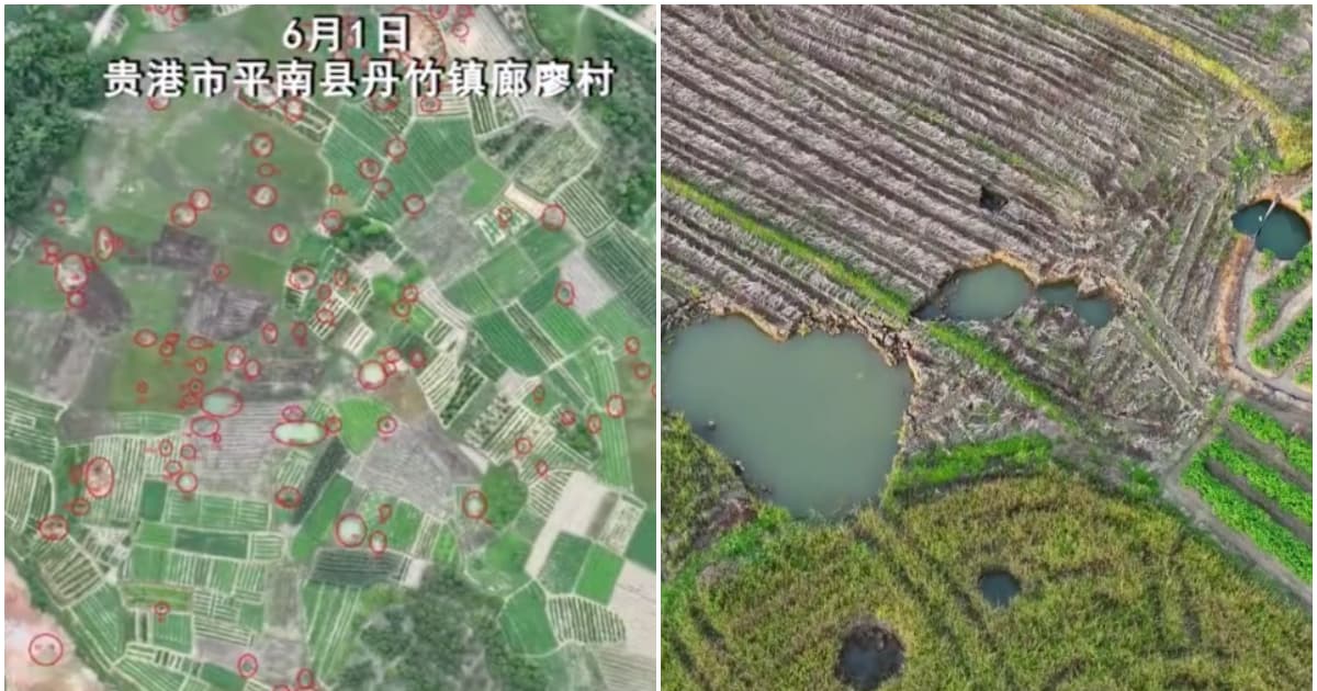 疑採石肇禍 廣西村莊11年80處地陷 村民睡覺綁繩