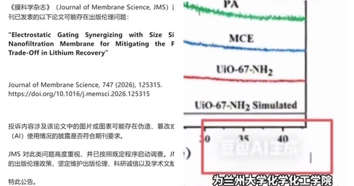 論文圖表帶AI水印 中國學術造假又添奇葩案例