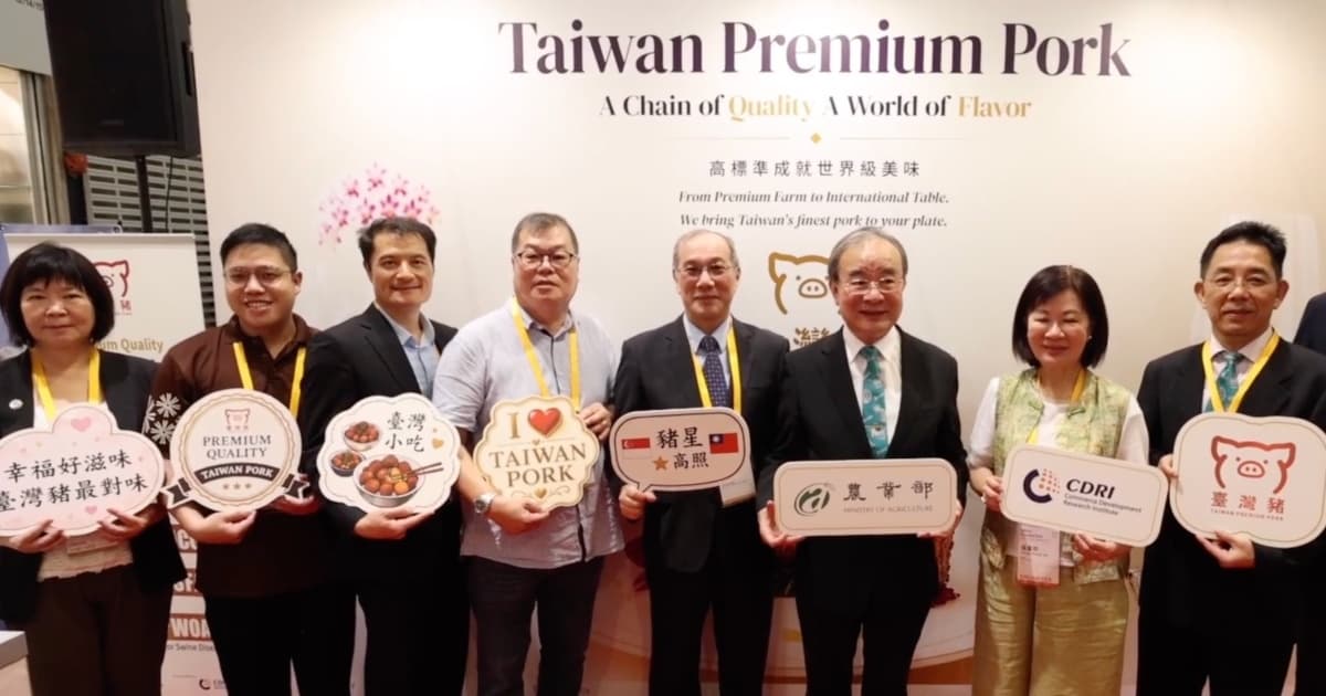 台農業部攜手業者開拓市場 頂級豬肉進軍星國