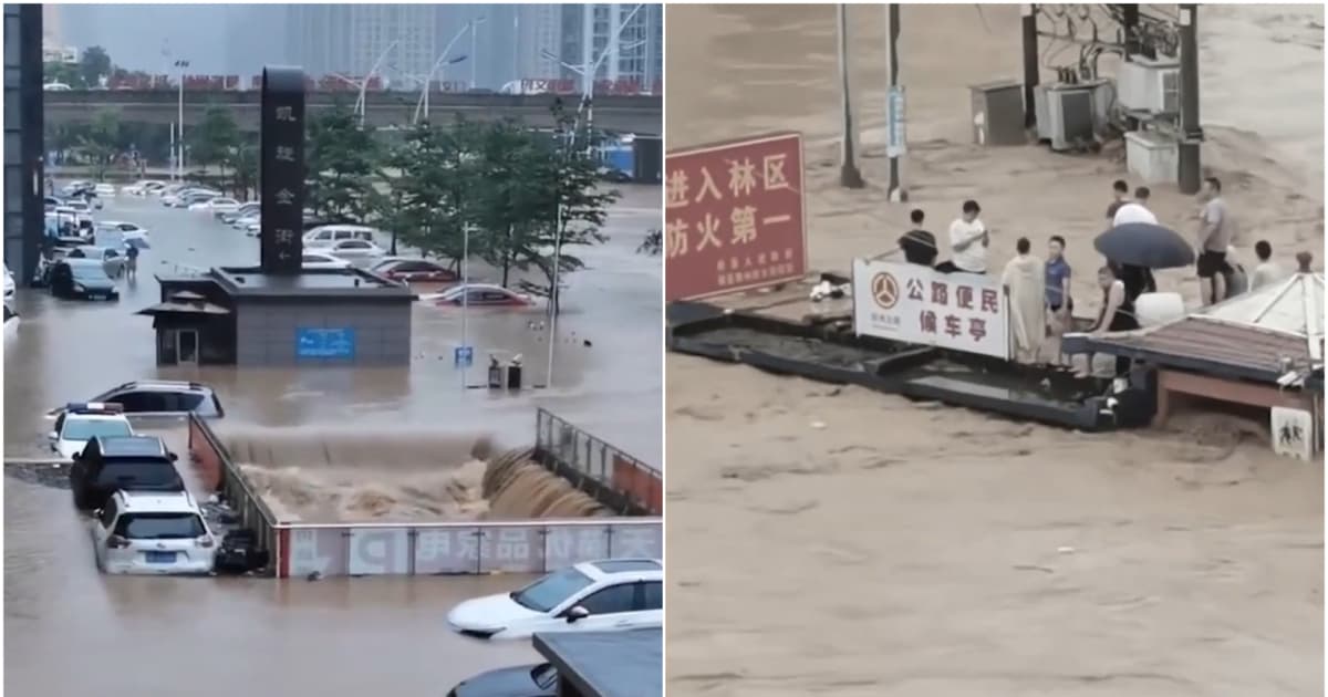 廣西多座水庫潰壩 洪水吞沒橫州多個鎮村