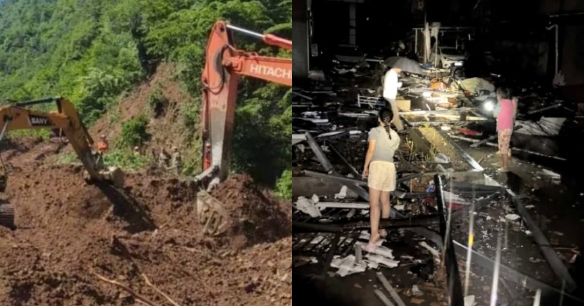 甘肅山體滑坡21人遇難 湖北台风至少11人死亡