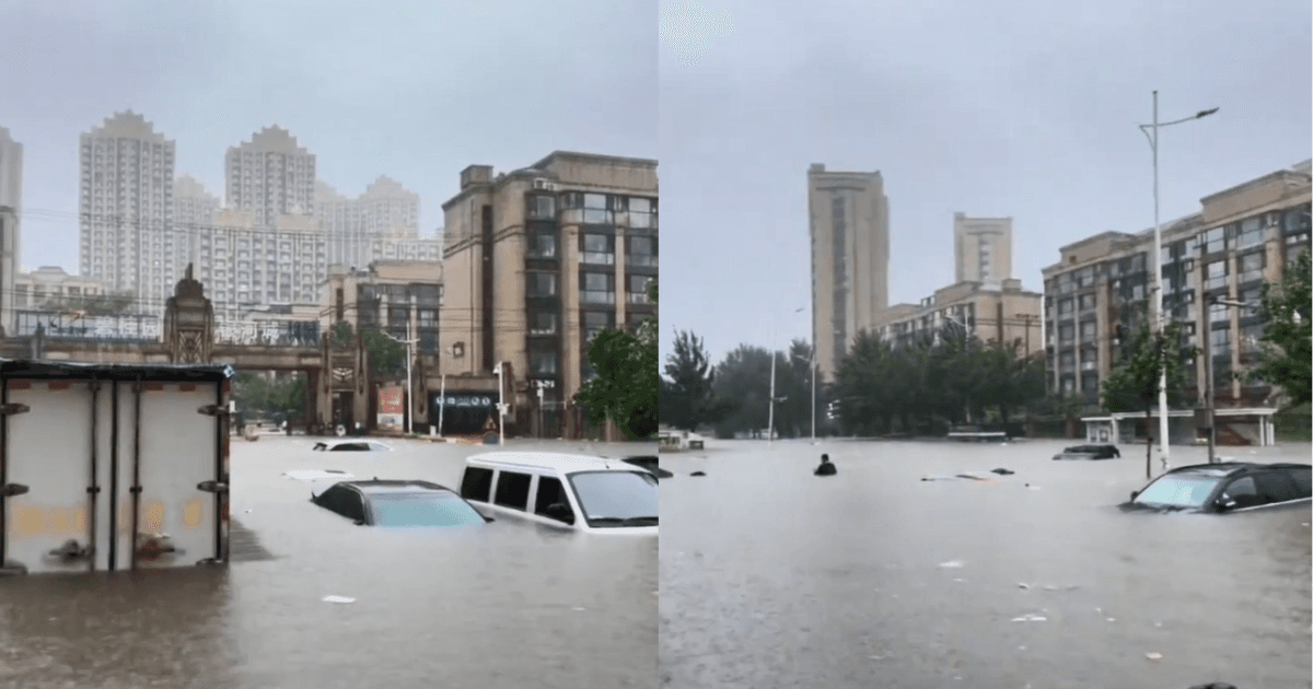 颱風暴雨加水庫洩洪 中國多省洪水氾濫