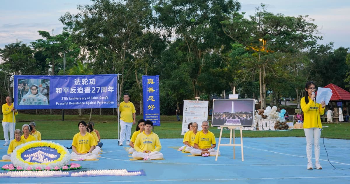 法輪功反迫害27周年 馬來西亞舉辦講真相活動