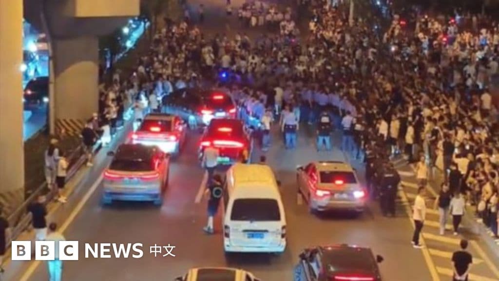 中國合肥民眾抗議垃圾站,官員當場煞停工程