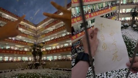“不自由毋宁死” 大陆多地学生集体抗议高压管控(图)
