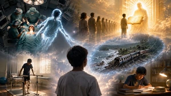 预见海啸列车灾难?少年濒死三天的灵魂出窍经历(图)