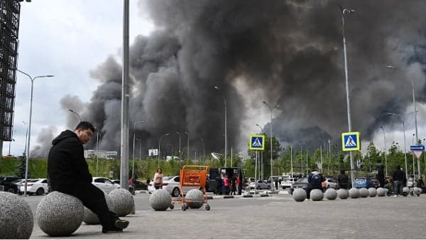 俄乌战争爆发以来 莫斯科遭最大规模袭击(图)