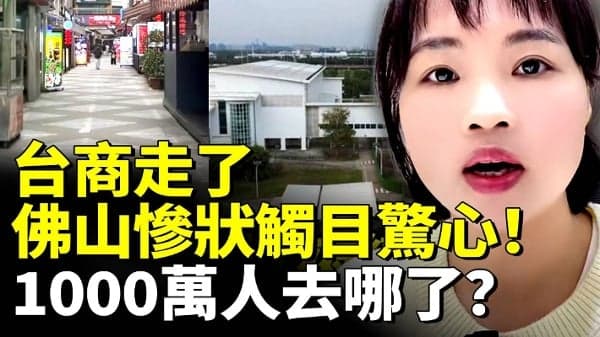 台商走了!佛山惨状触目惊心!1000万人去哪了?(视频)